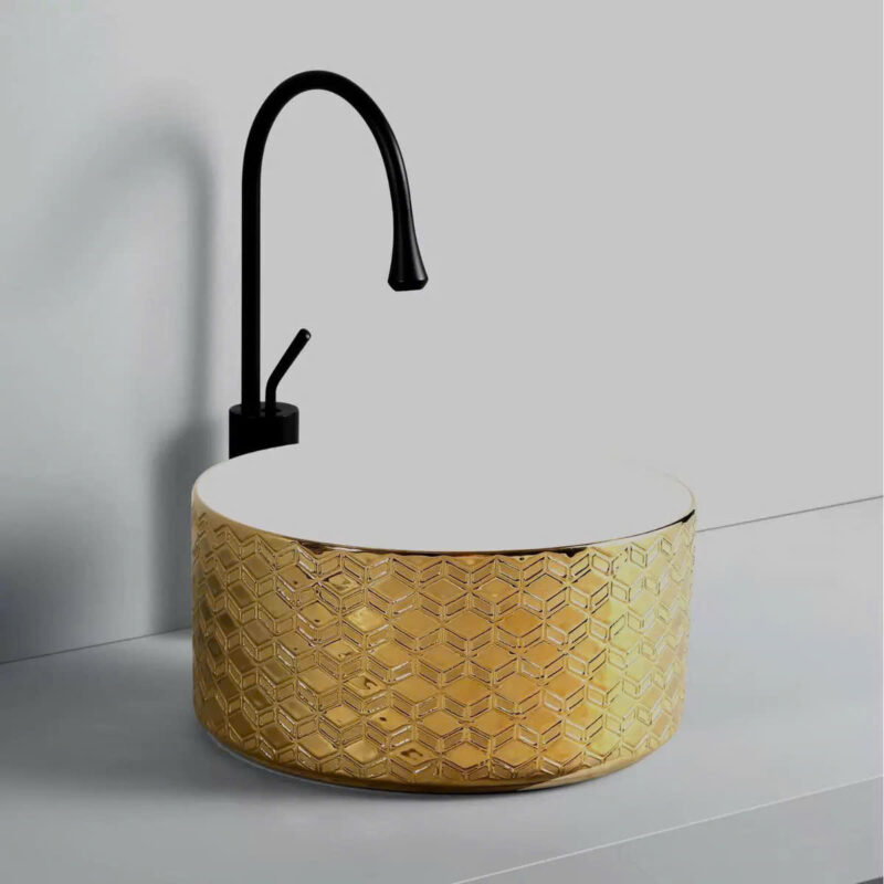 Chậu lavabo đặt dương bàn đá KRONEN model KR8036